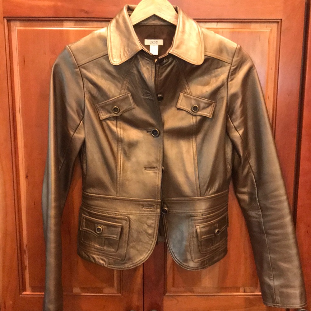 Leather jacket